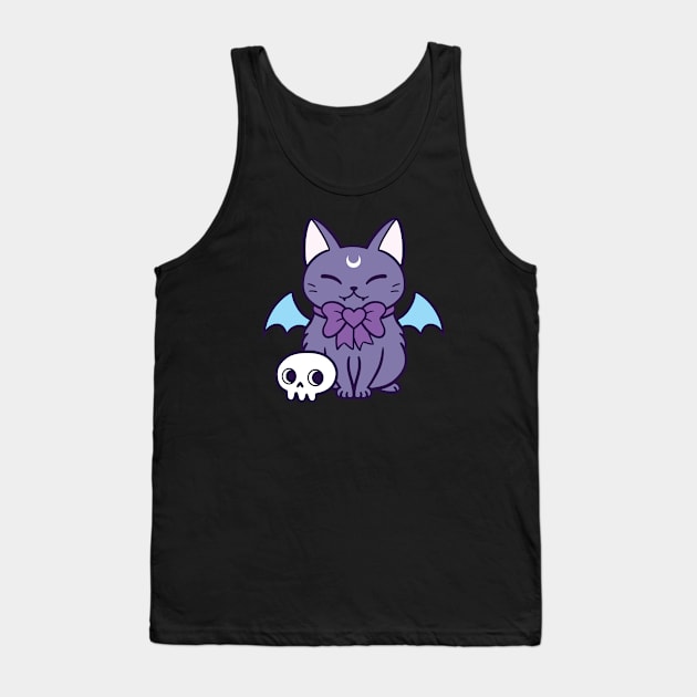 Black Bat Kitten | Nikury Tank Top by Nikury